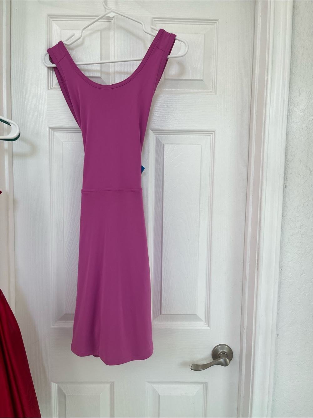 Sleeveless Mini Dress in Bright Magenta - Columbia